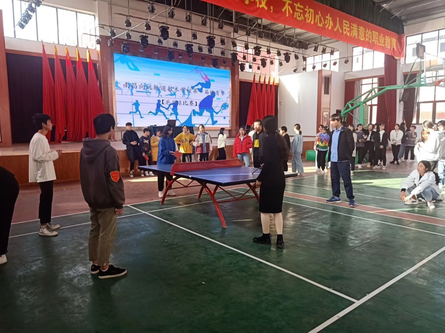 南昌向远轨道技术学校乒乓球社团