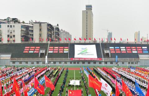 南昌向远轨道技术学校师生代表队参加2019年南昌市第七届校园体育节